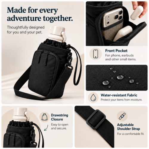 PetMD Travel Sling - Designed for the PetMD Wellness Bottle
