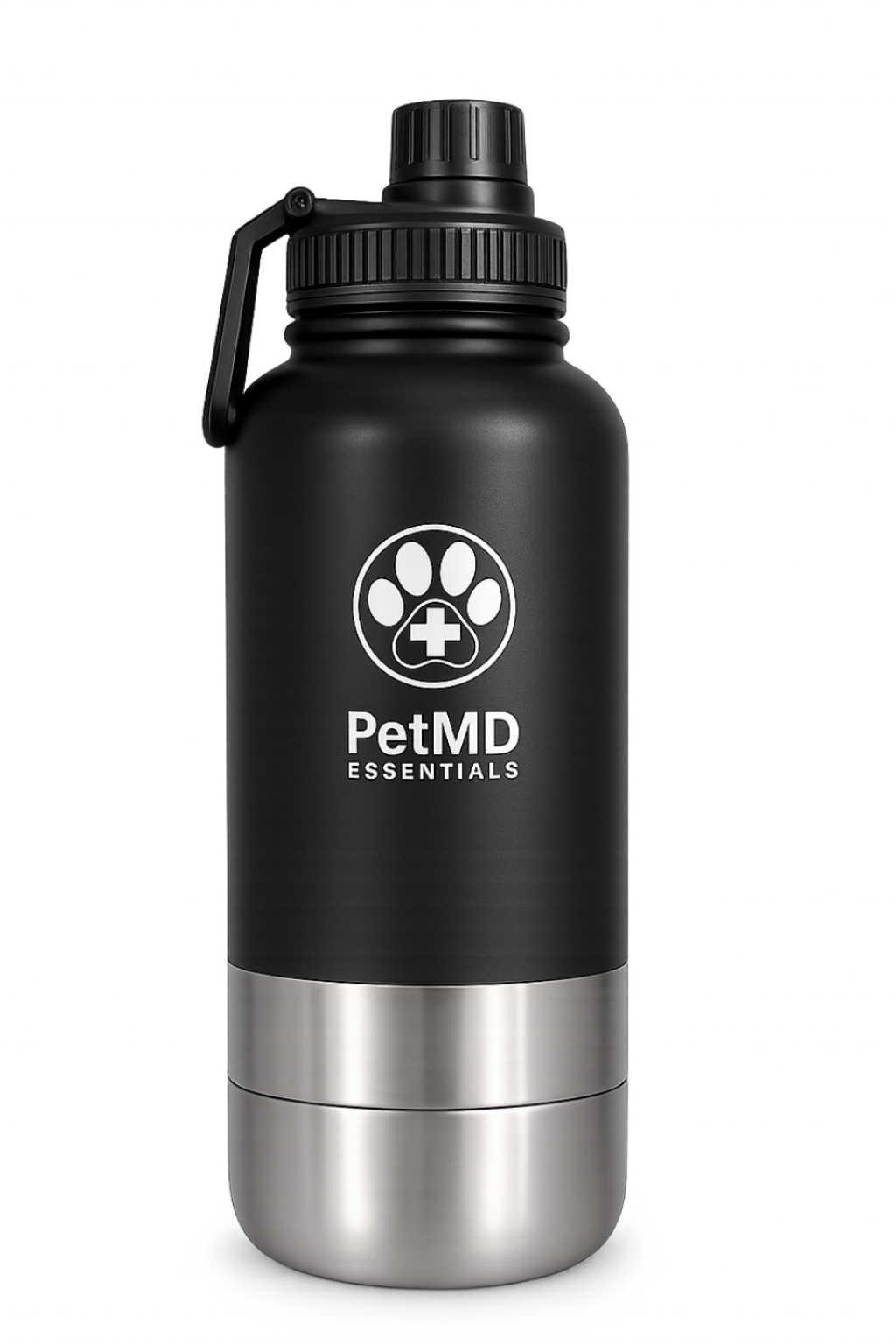 PetMD Wellness Bottle 32oz with Attached Travel Bowls
