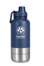 PetMD Wellness Bottle 32oz with Attached Travel Bowls
