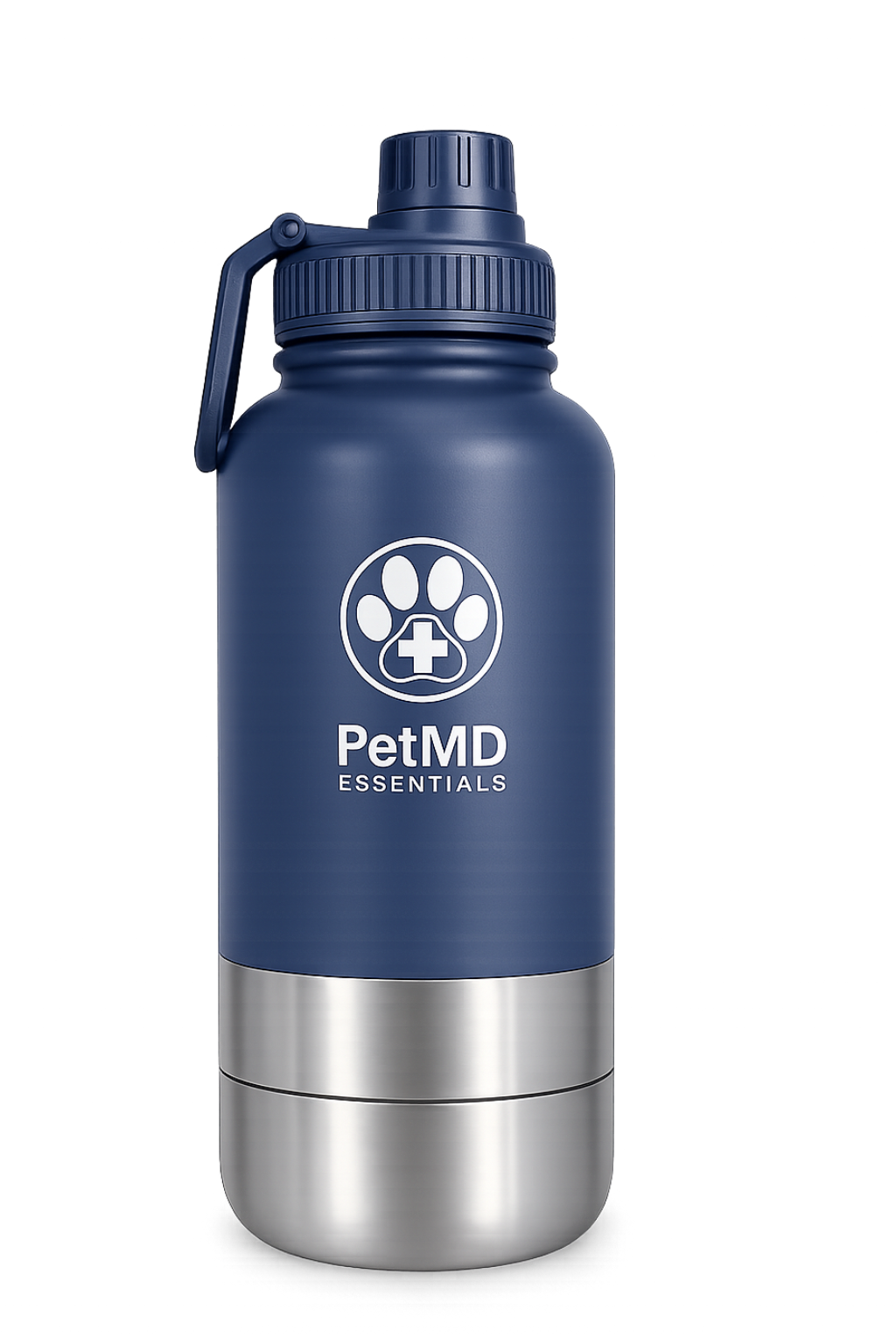 PetMD Wellness Bottle 32oz with Attached Travel Bowls