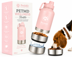 PetMD Wellness Bottle 32oz with Attached Travel Bowls