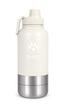 PetMD Wellness Bottle 32oz with Attached Travel Bowls