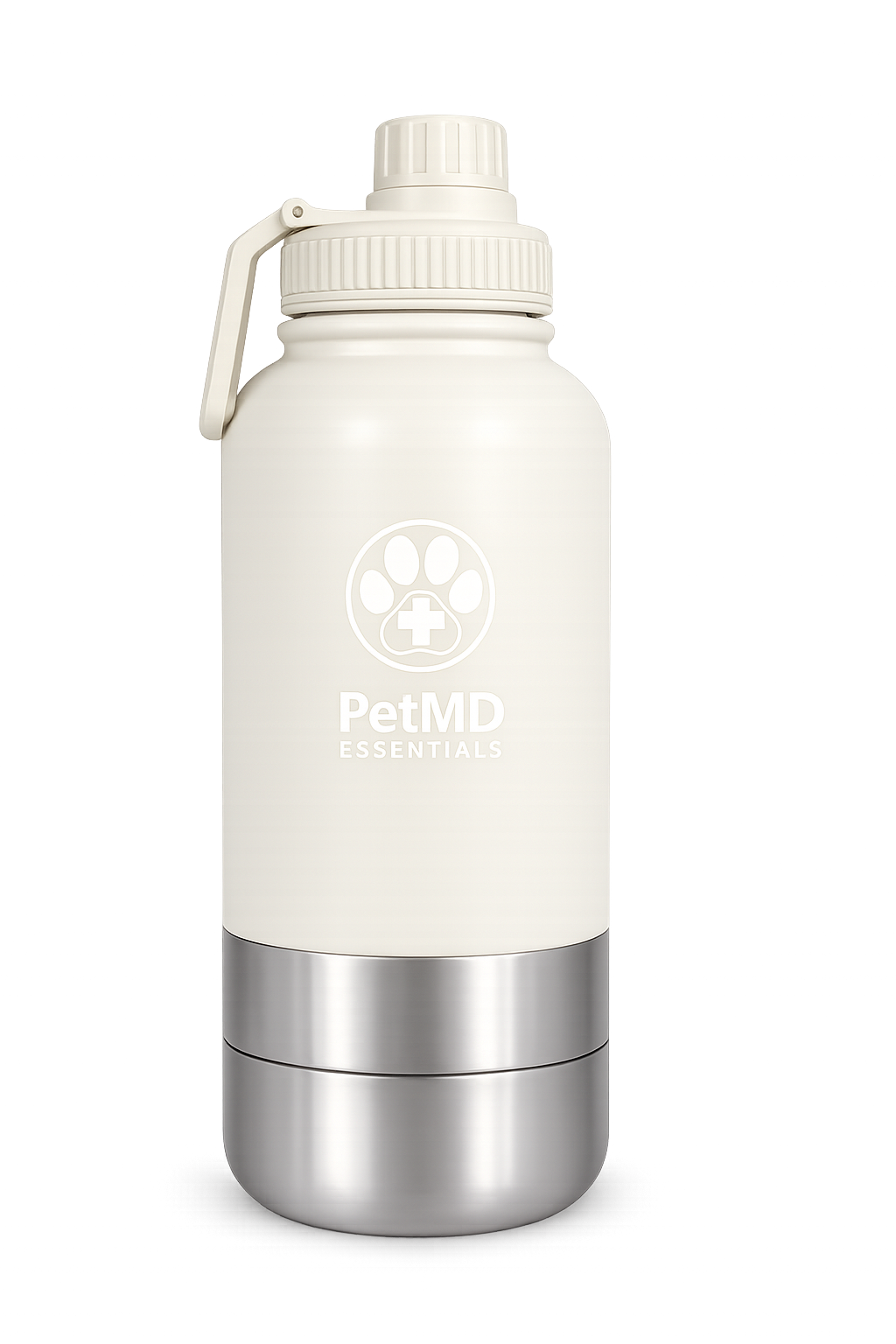 PetMD Wellness Bottle 32oz with Attached Travel Bowls